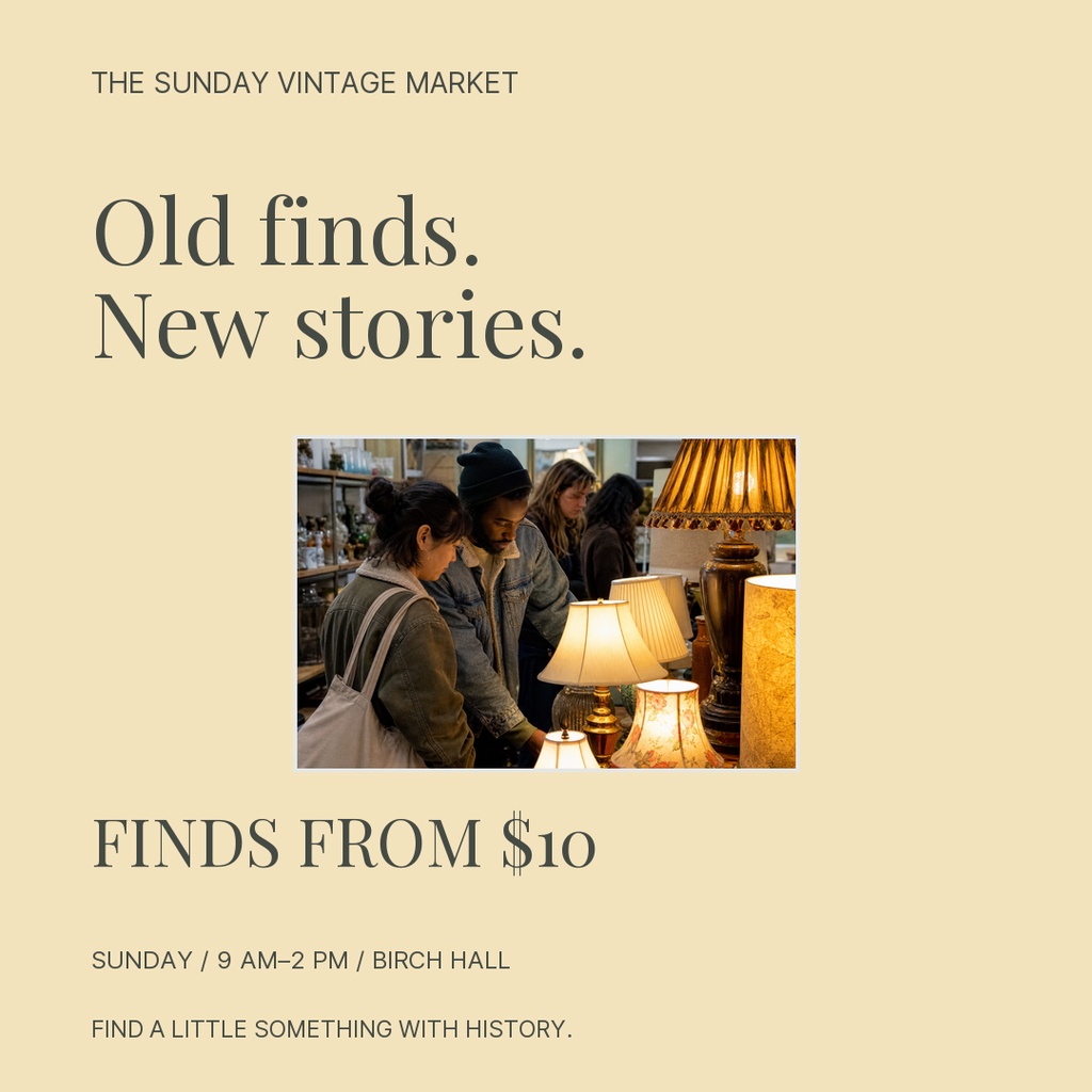 Preview for The Sunday Vintage Market Square Post Template