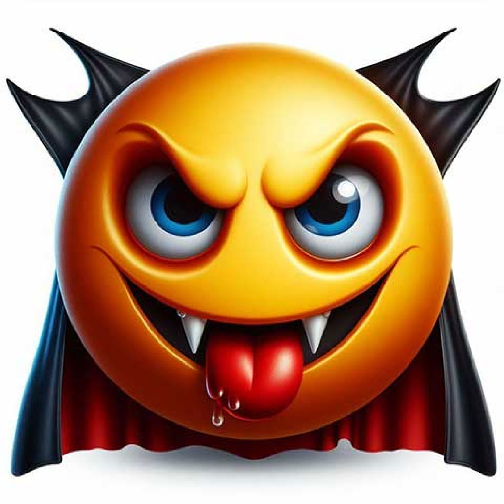 Funko Pop vampire figurine with white face and black cape