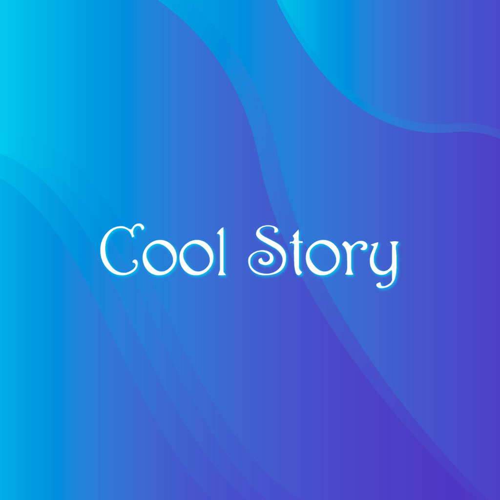 Cool Story background image with blue and purple gradient