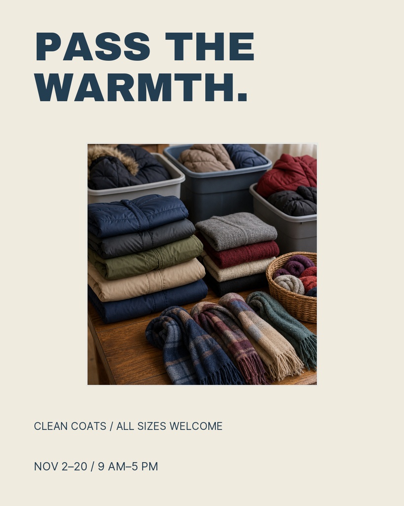 Preview for Winter Coat Kindness Portrait Post Template