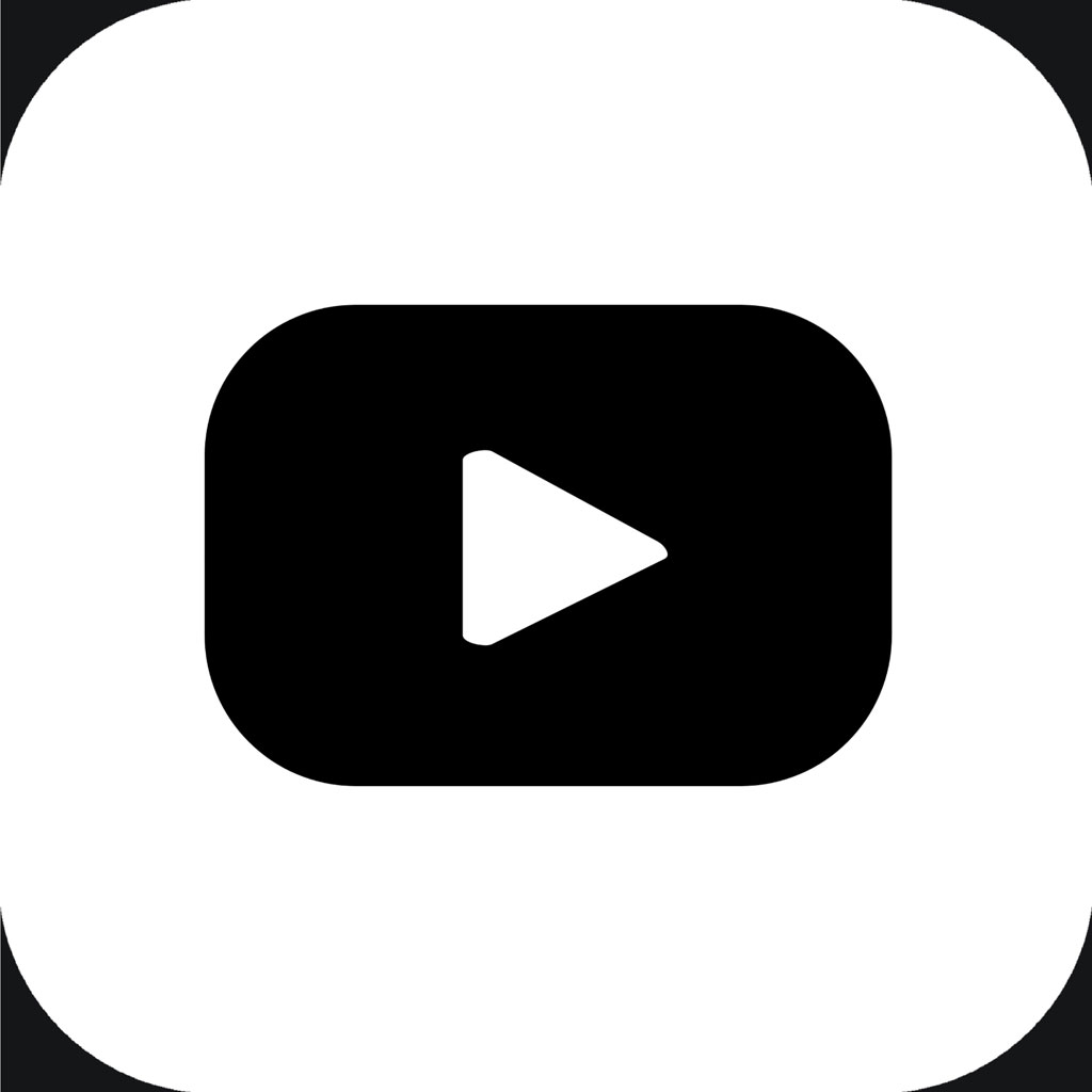 YouTube play button icon