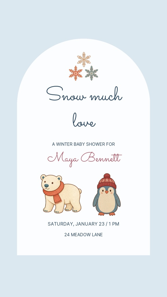 Preview for Snow Much Love Story Opener Template