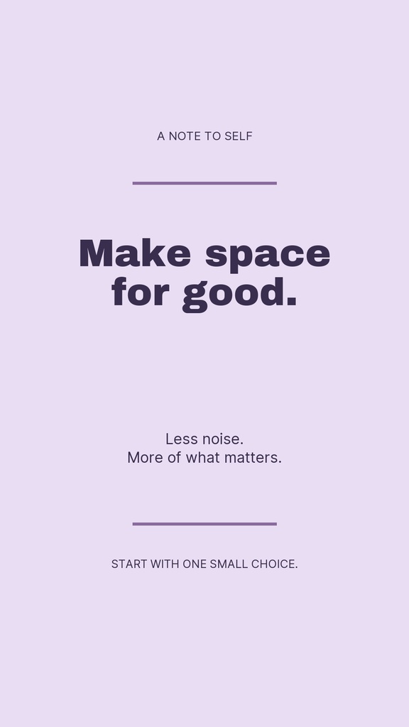 Preview for Make Space For Good Story Opener Template