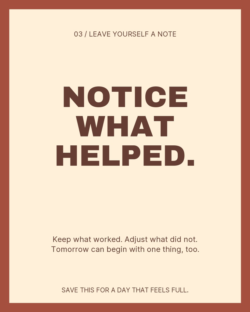 Preview for One Thing At A Time Carousel Call To Action Template