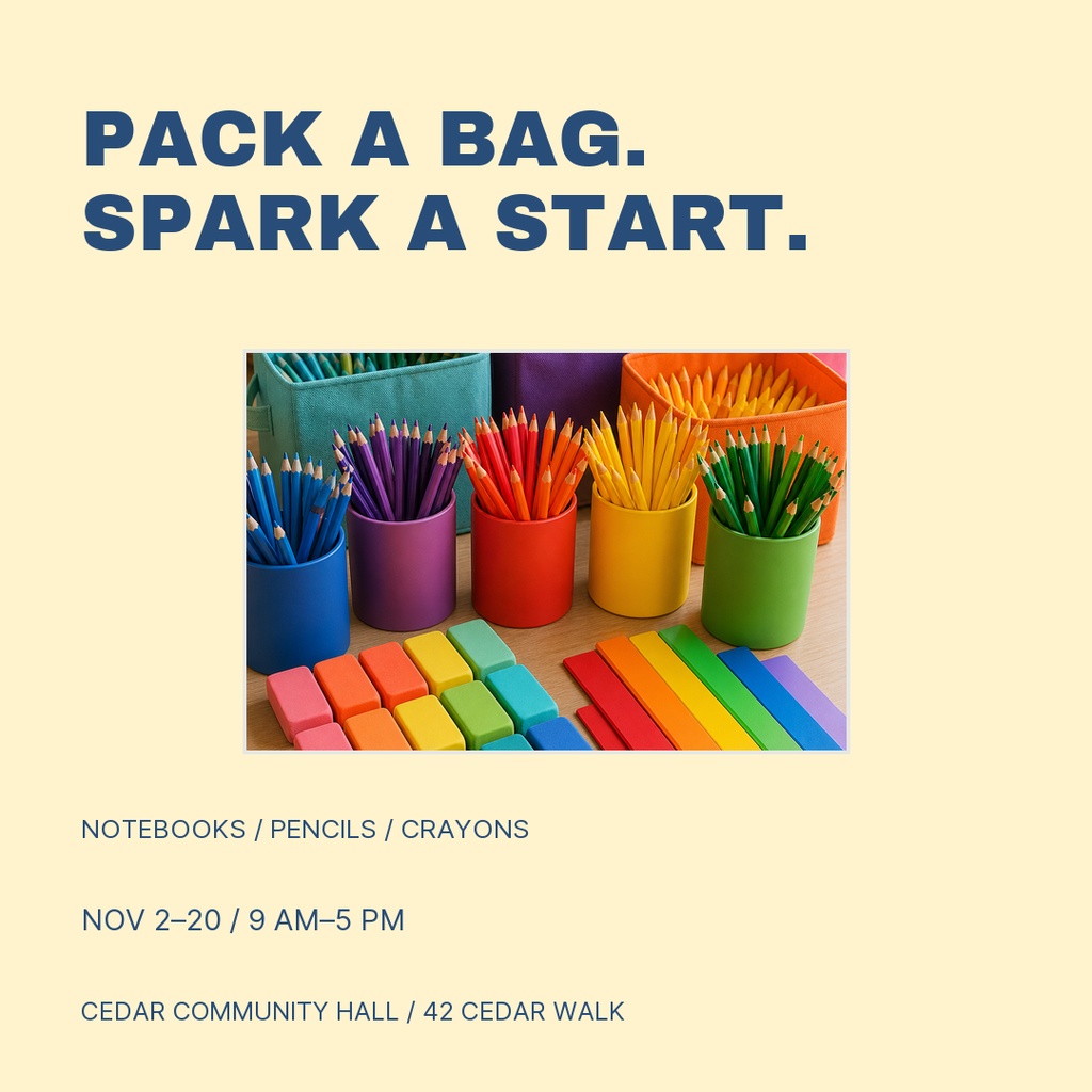 Preview for The School Supply Share Square Post Template
