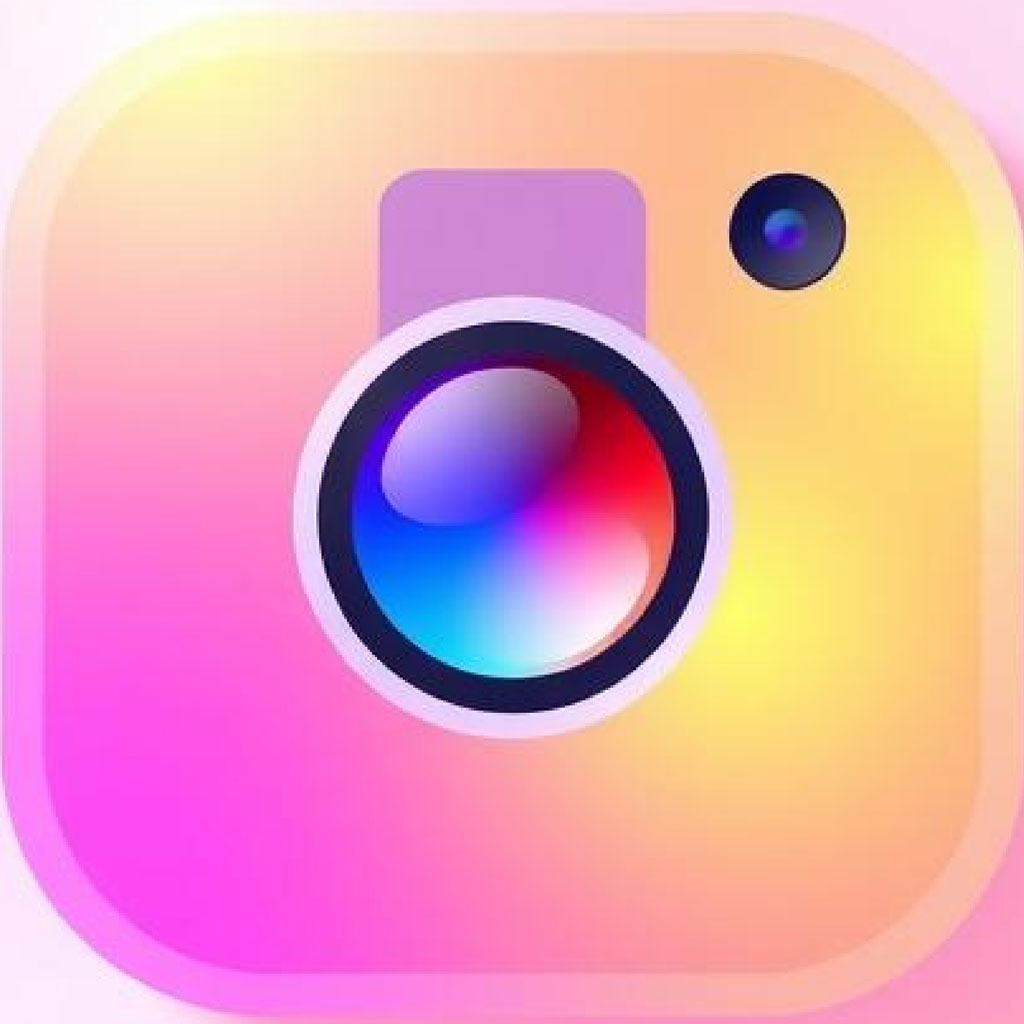 Instagram icon with camera lens