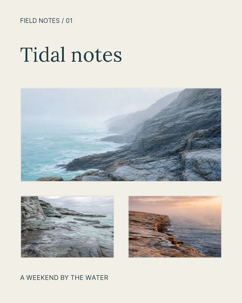 Preview for Tidal Notes Portrait Collage Template