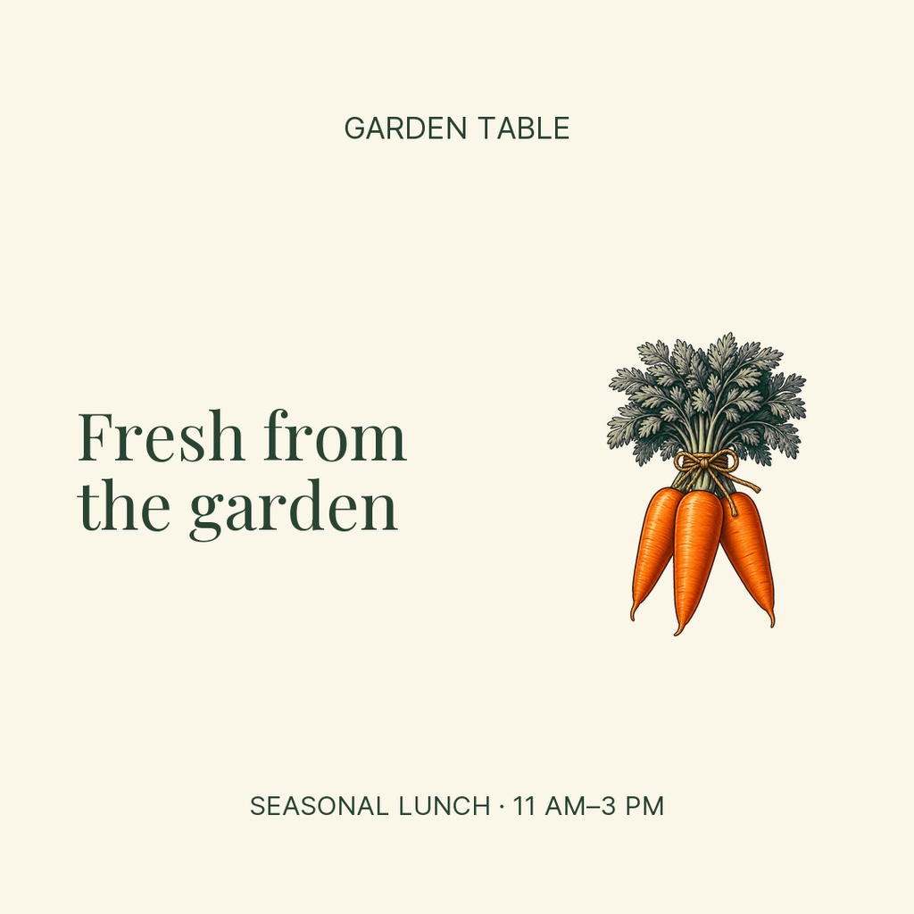 Preview for Garden Table Square Post Template