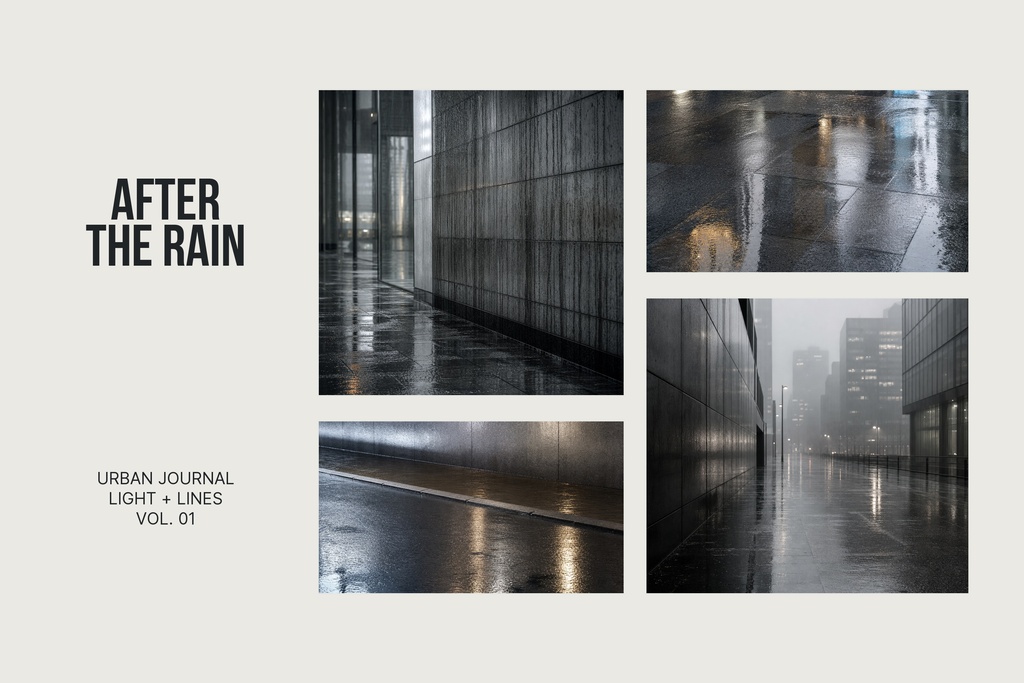 Preview for After The Rain Landscape Photo Collage Template