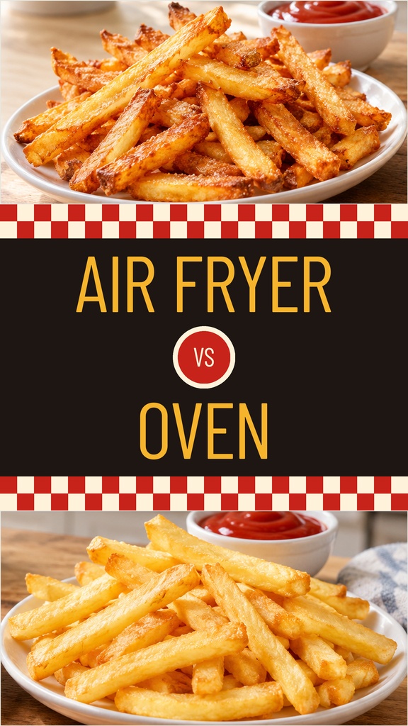 Preview for Air Fryer Vs Oven Fries Static Reel Cover Template