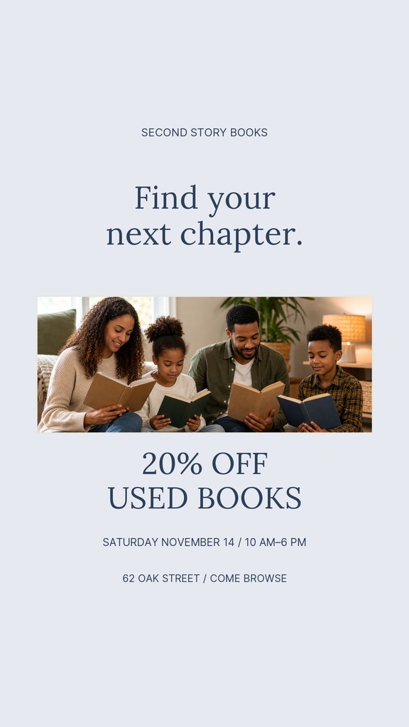 Preview for Second Story Books Story Opener Template