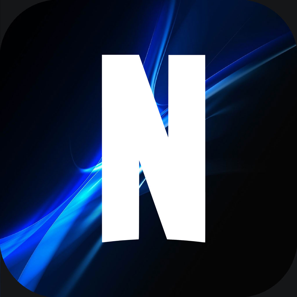 Notion logo on a blue background