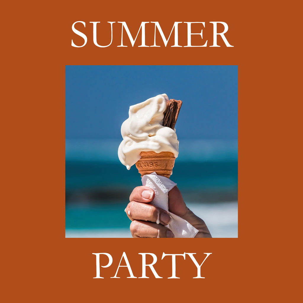 Hand holding ice cream cone with white ice cream and cookie