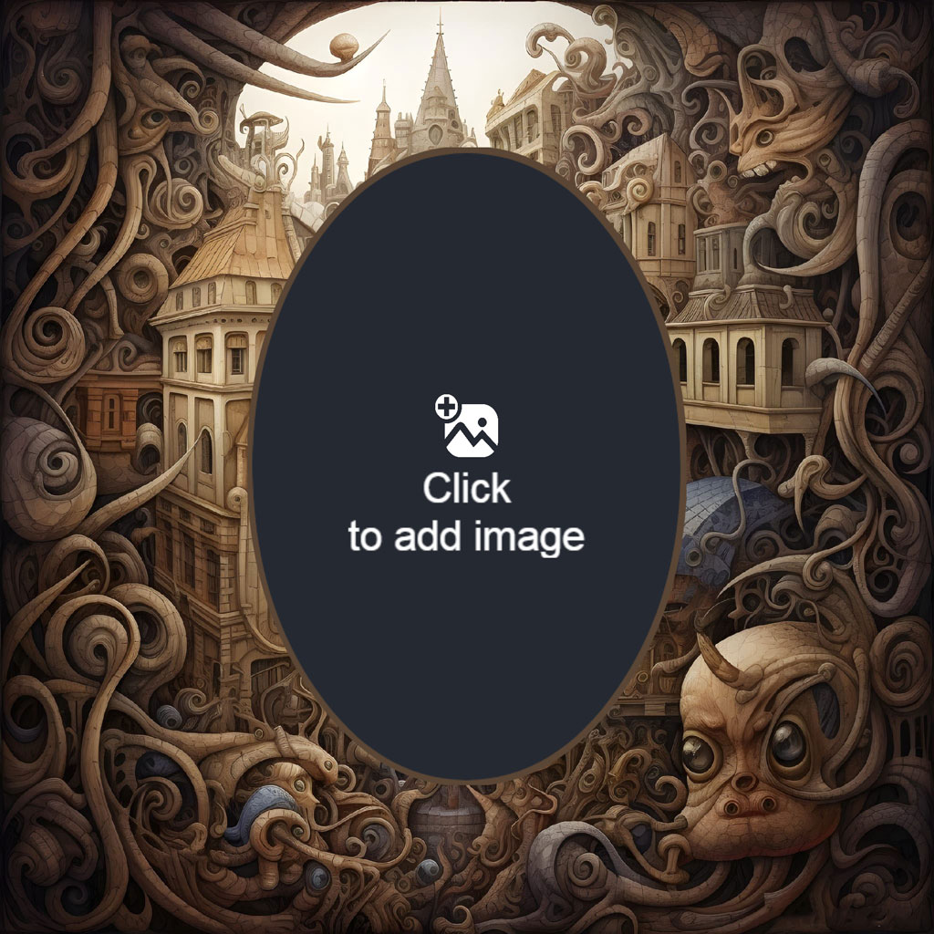 Fantasy cityscape with intricate, ornate details and a mystical atmosphere.