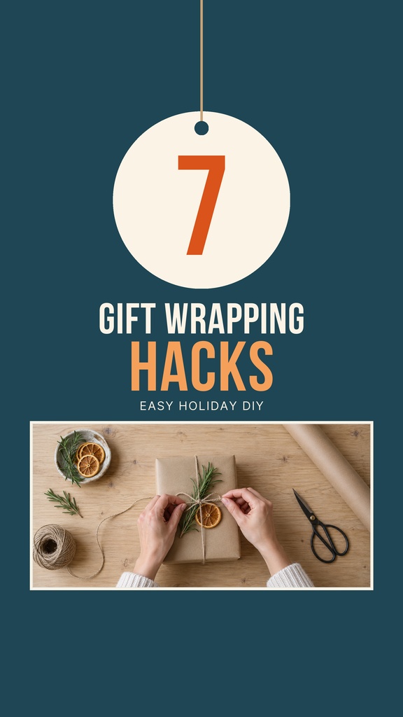 Preview for 7 Gift Wrapping Hacks Static Reel Cover Template