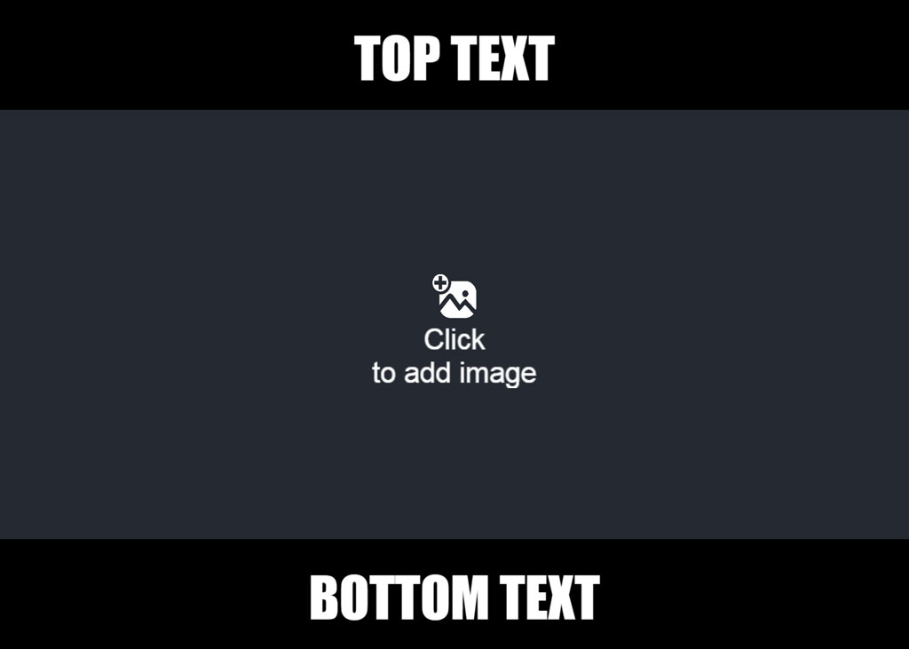 A blue gradient background with 'TOP TEXT' and 'BOTTOM TEXT' placeholders.