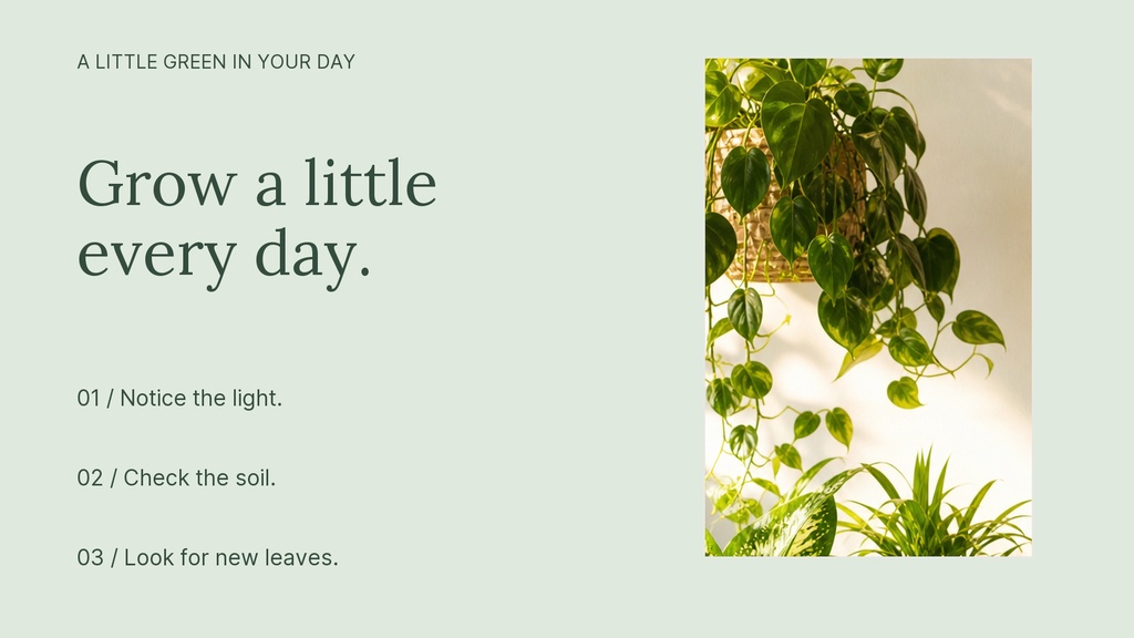 Preview for Grow A Little Every Day Landscape Graphic Template
