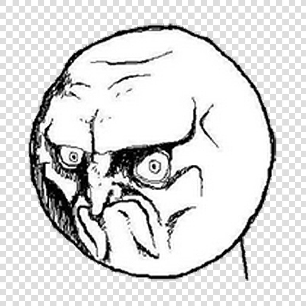 A creepy moon face with a hand covering its mouth