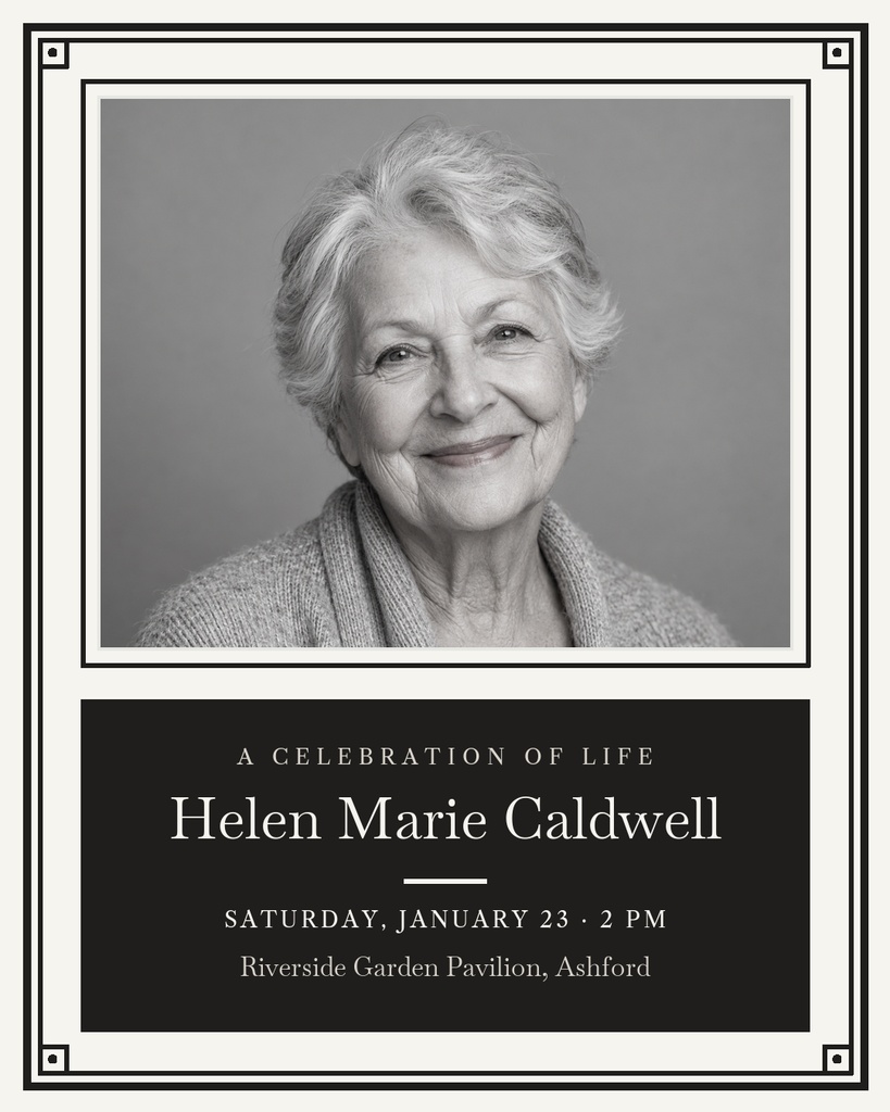 Preview for A Celebration Of Life Portrait Post Template