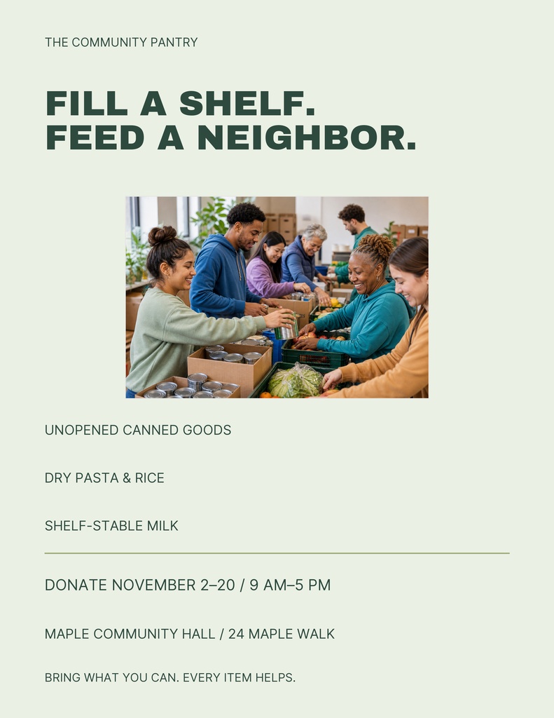 Preview for The Community Pantry Letter Flyer Template