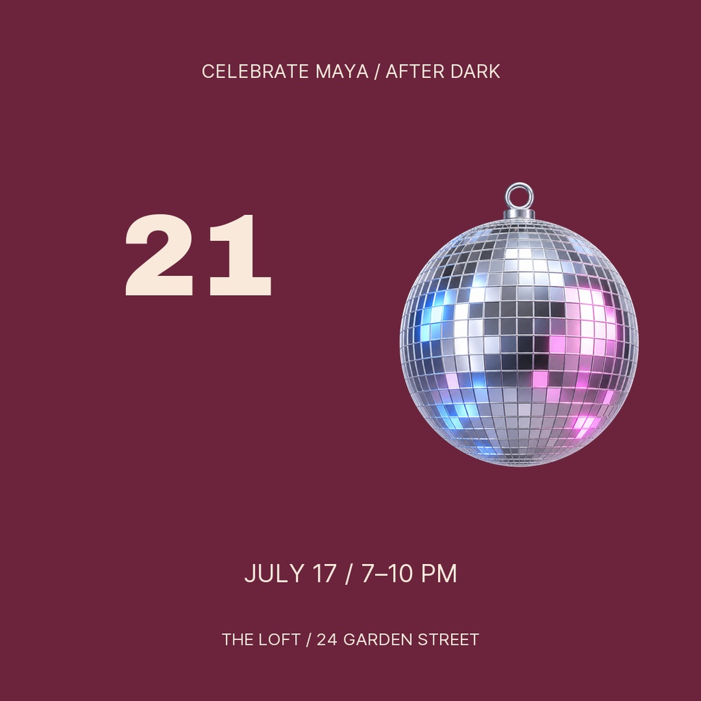 Preview for Twenty One, After Dark Square Post Template