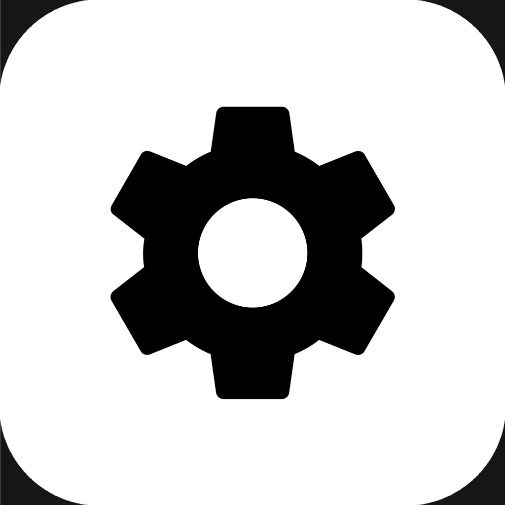 Cogwheel icon representing settings or configuration