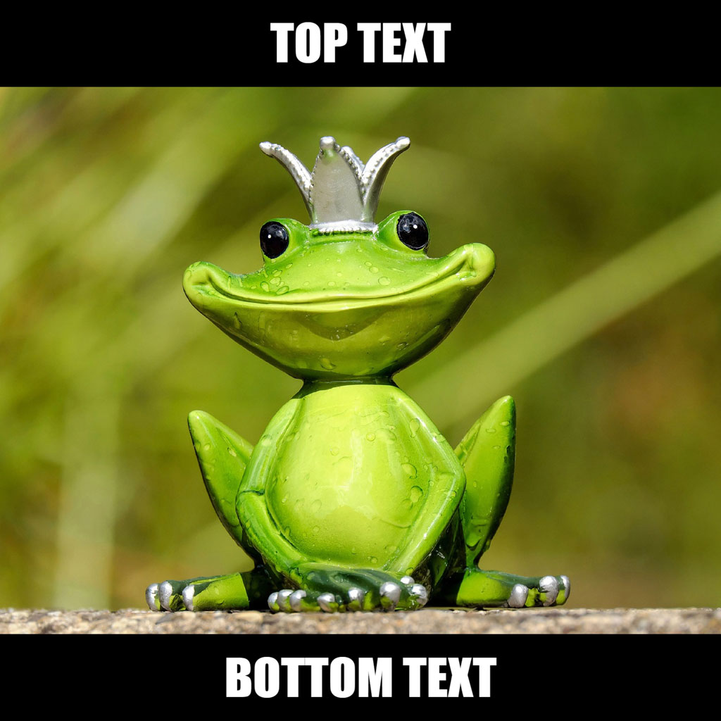 A green frog figurine with a silver crown on its head