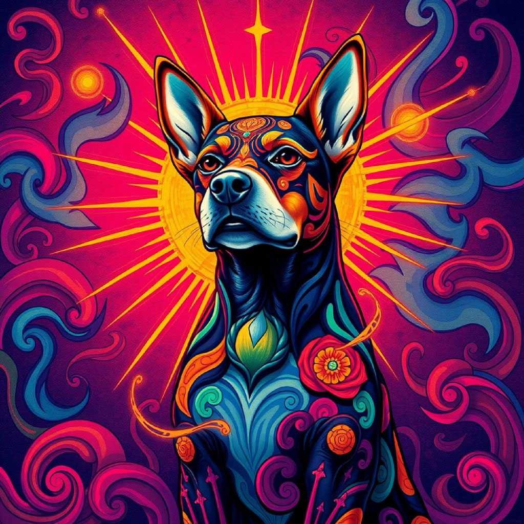 A digital illustration of a woman with dark skin and curly black hair adorned with blue accents, wearing teal clothing and ornate jewelry.