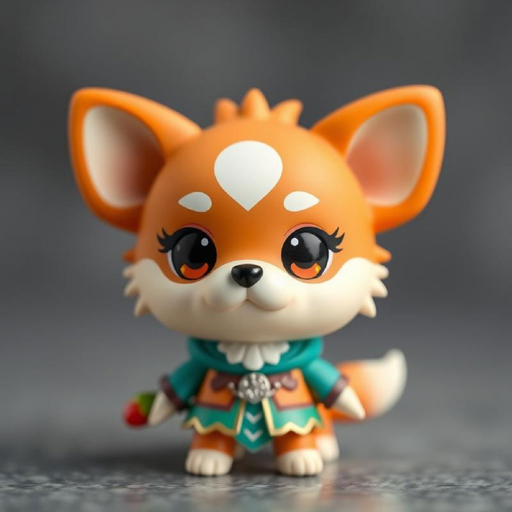 Three Nendoroid figurines with distinct hairstyles and outfits