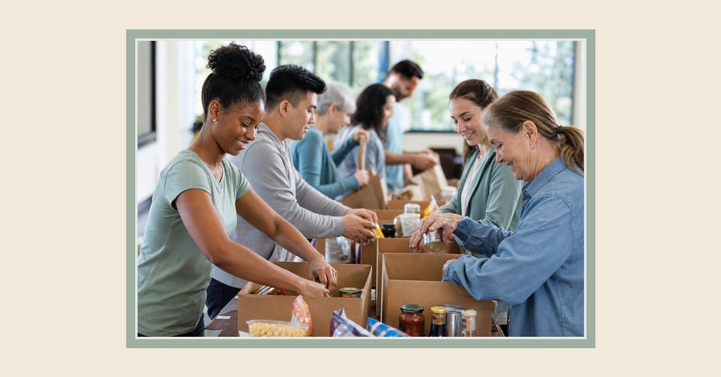 Outreach Event Sticker Fill the Pantry Event Cover Template - Design Templates