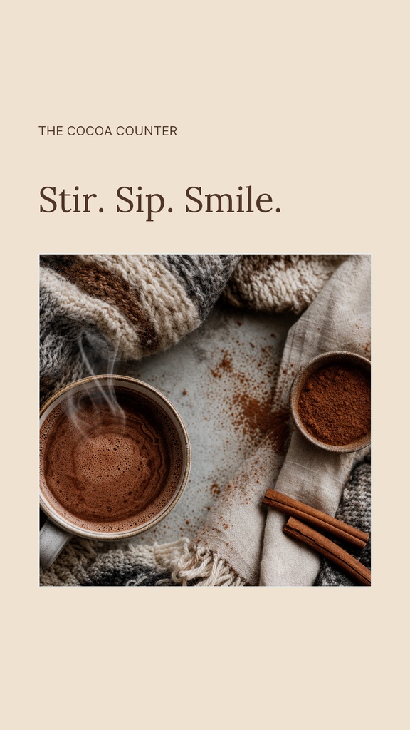 Preview for The Cocoa Counter Static Cocoa Reel Cover Template