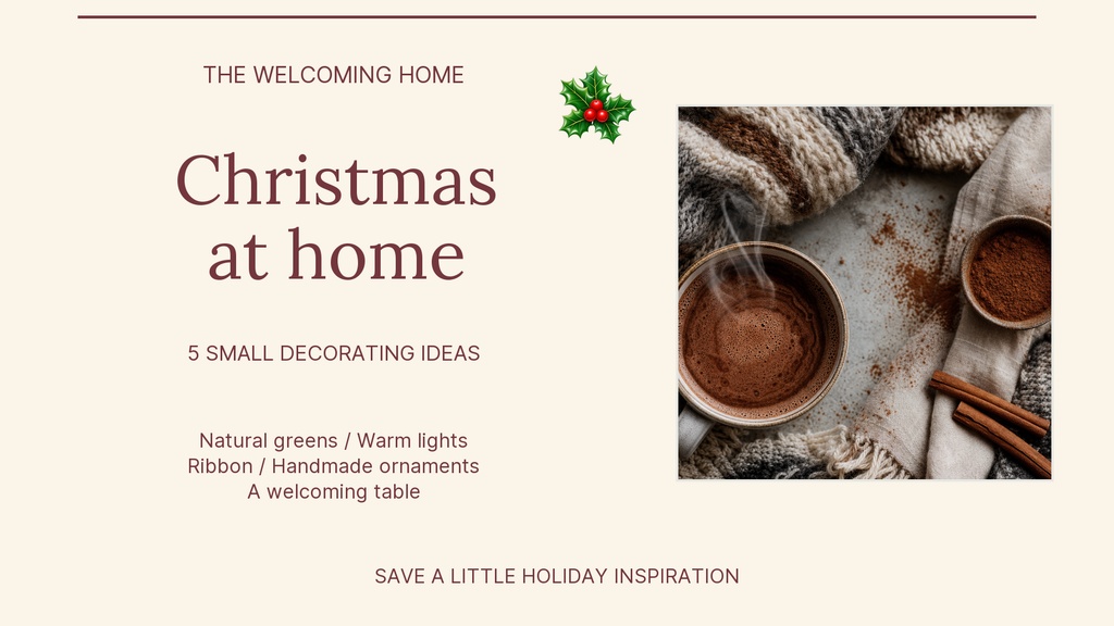 Preview for Warm Welcome Holidays Landscape Graphic Template