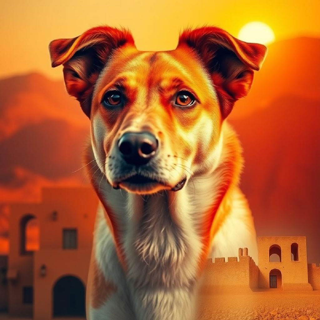 A young woman with blonde hair standing amidst orange flowers at sunset