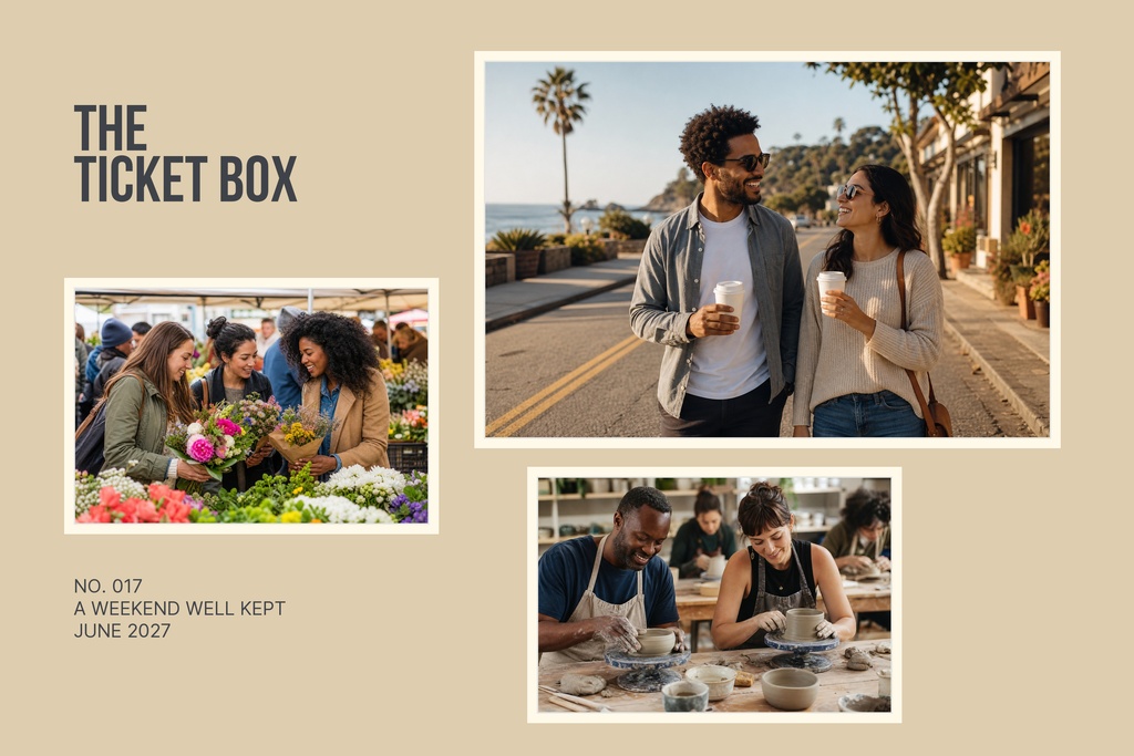 Preview for The Ticket Box Landscape Collage Template