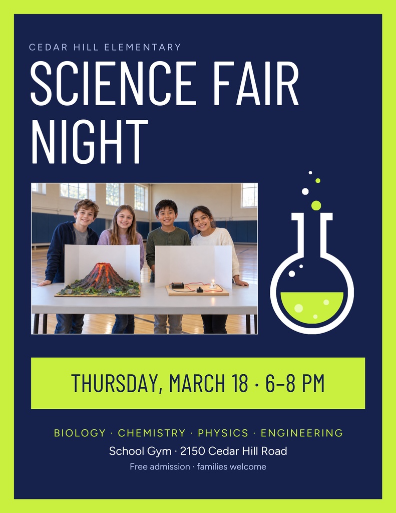 Preview for Science Fair Night Letter Flyer Template