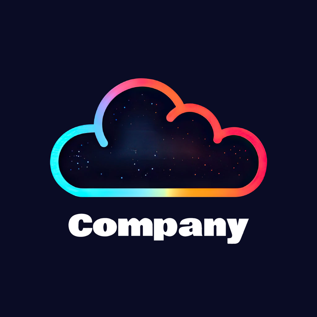 Company logo with a cloud design