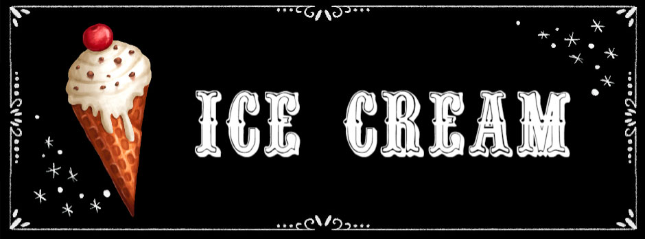 Ice cream cone with whipped cream and a cherry