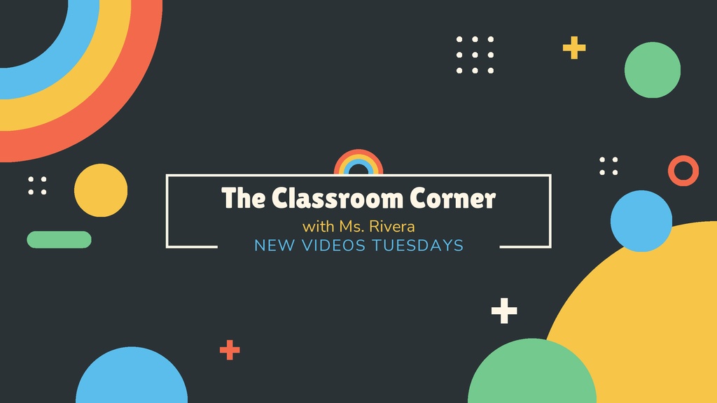 Preview for The Classroom Corner Youtube Banner Template