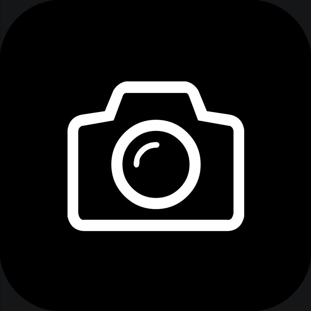 White camera icon