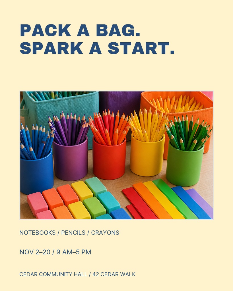 Preview for The School Supply Share Portrait Post Template
