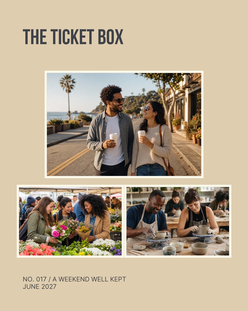 Preview for The Ticket Box Memory Page Template