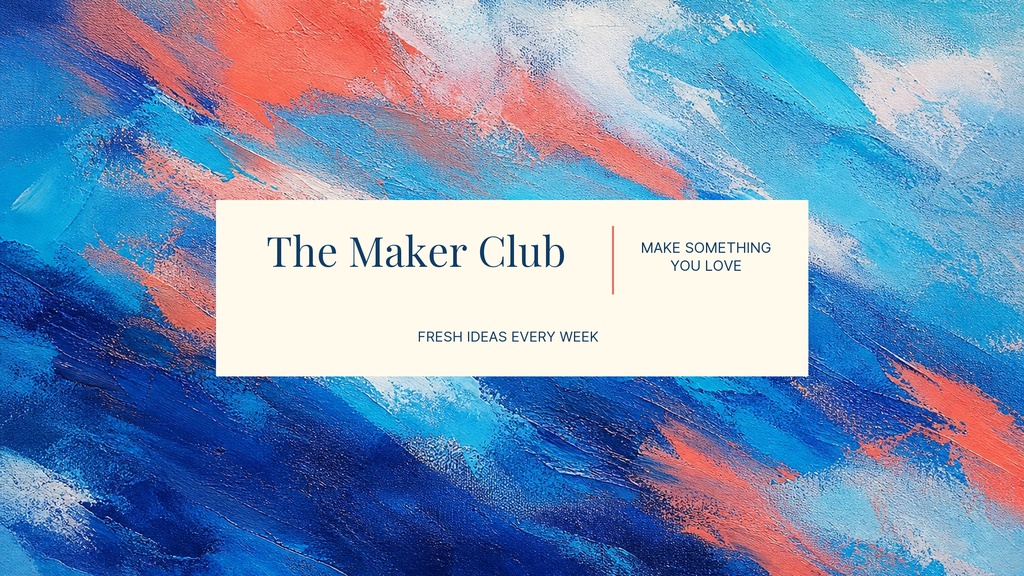 Preview for The Maker Club Youtube Banner Template