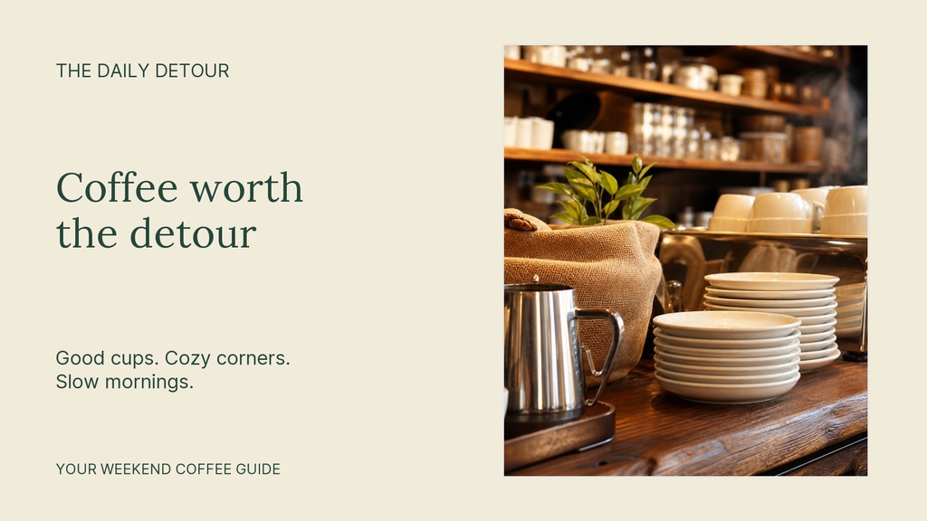 Preview for The Coffee Detour Landscape Graphic Template