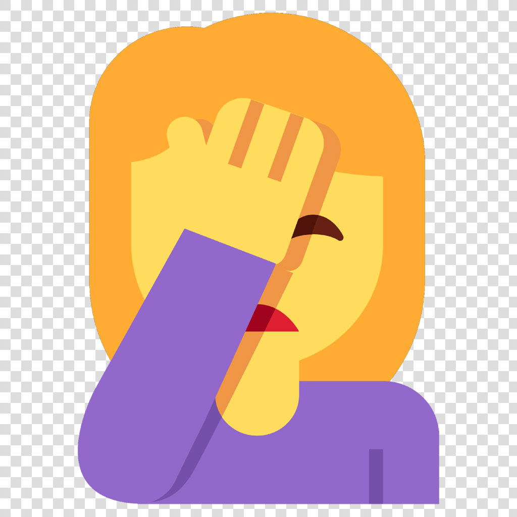 Illustration of a woman with blonde hair covering her face