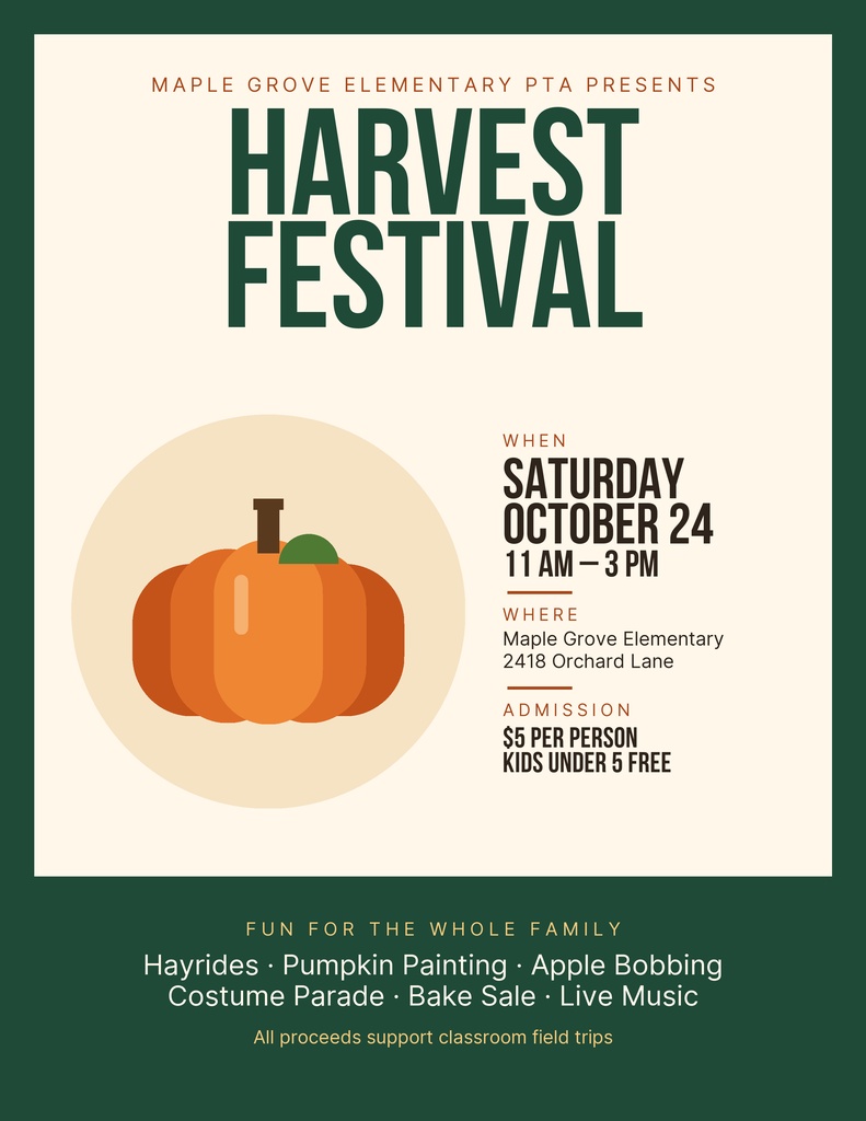 Preview for School Harvest Festival Letter Flyer Template