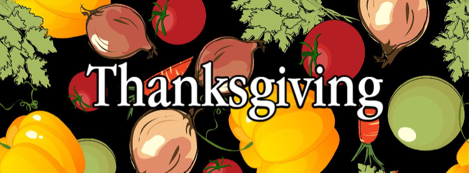 Thanksgiving vegetables illustration