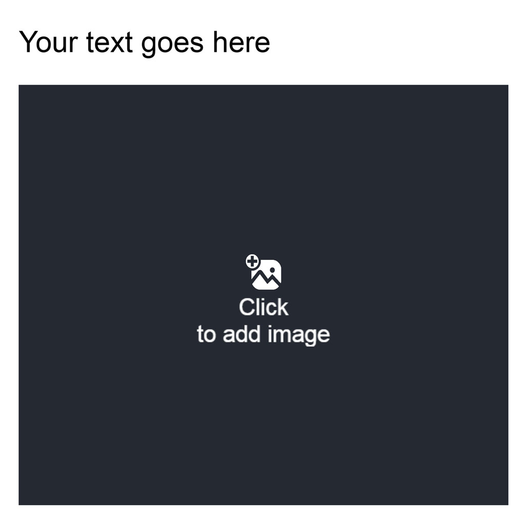 Blue gradient square image