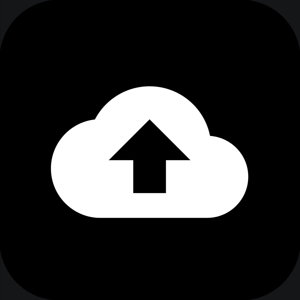 Cloud upload icon