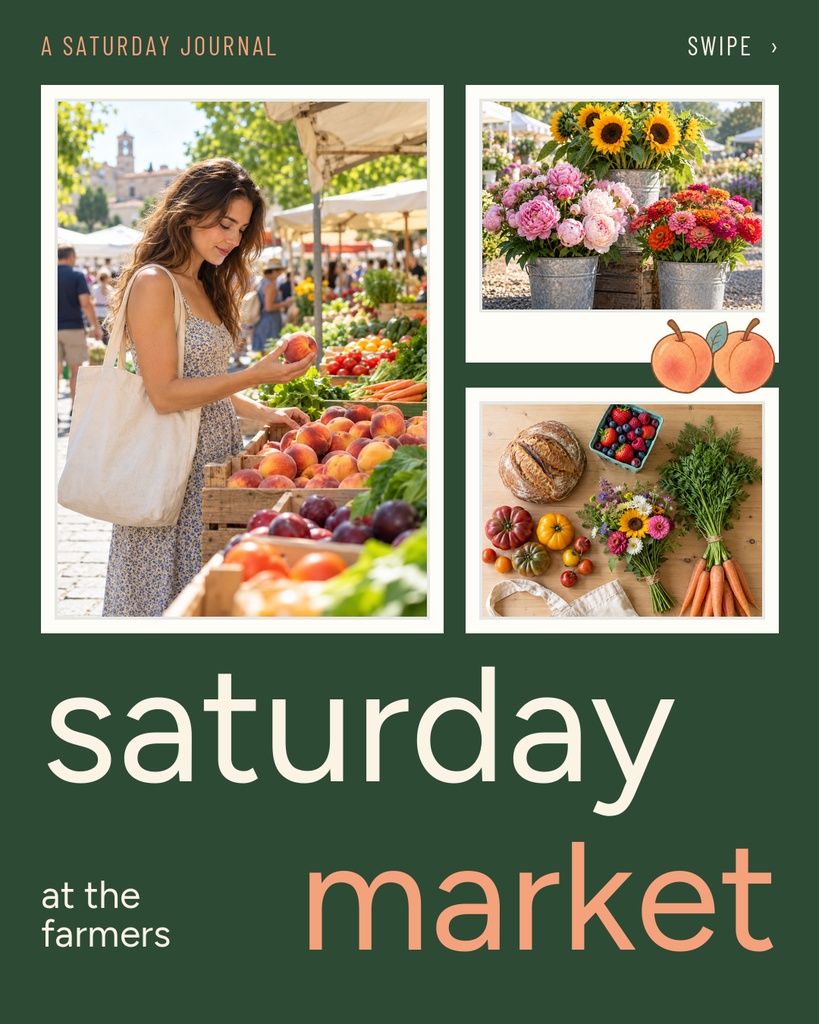 Preview for Saturday At The Farmers Market Carousel Opener Template