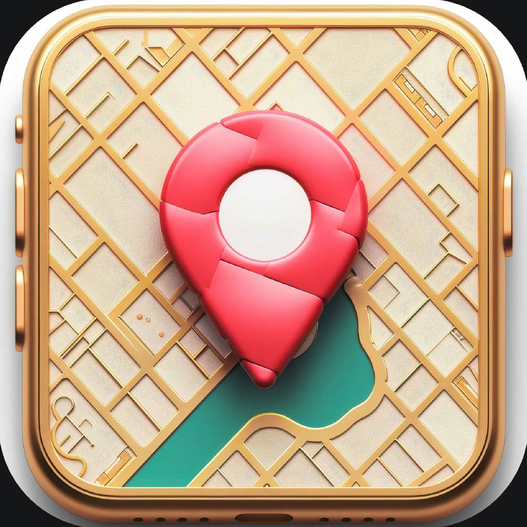 GPS location tracker app icon